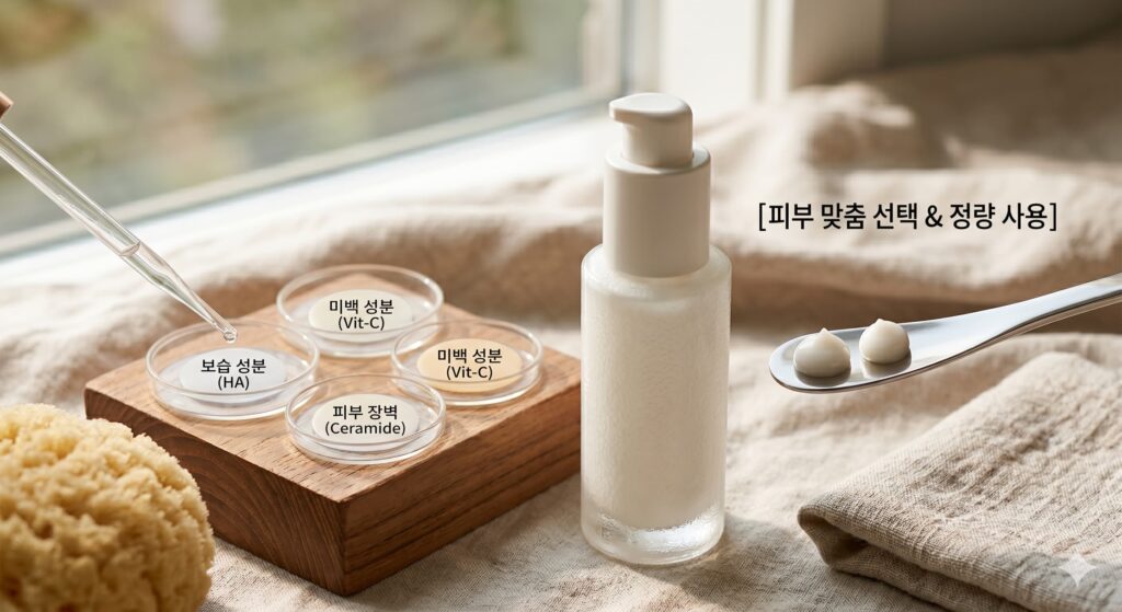 나에게 맞는 썬크림 정량사용
